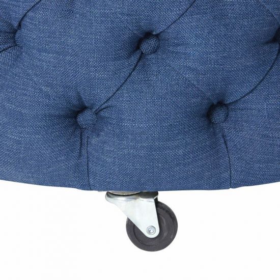 Пуф Emma с каретной стяжкой и ящиком