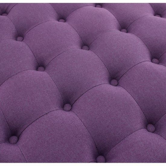 Большой пуф Tala с прострочкой (каретная стяжка) и ящиком