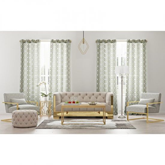 Пуф Mari с прострочкой (каретная стяжка)