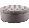 Большой пуф Tofi с каретной стяжкой